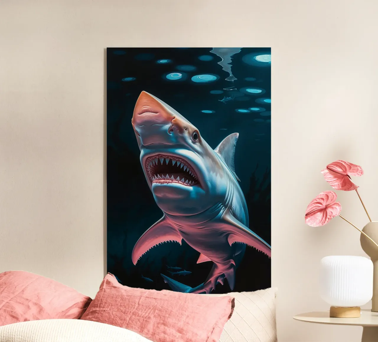 The Deep’s Apex Hunter: A Surreal Perspective plexiglass da AlbertKlee