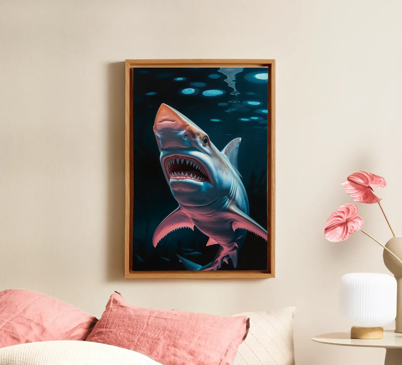 The Deep’s Apex Hunter: A Surreal Perspective tela da AlbertKlee