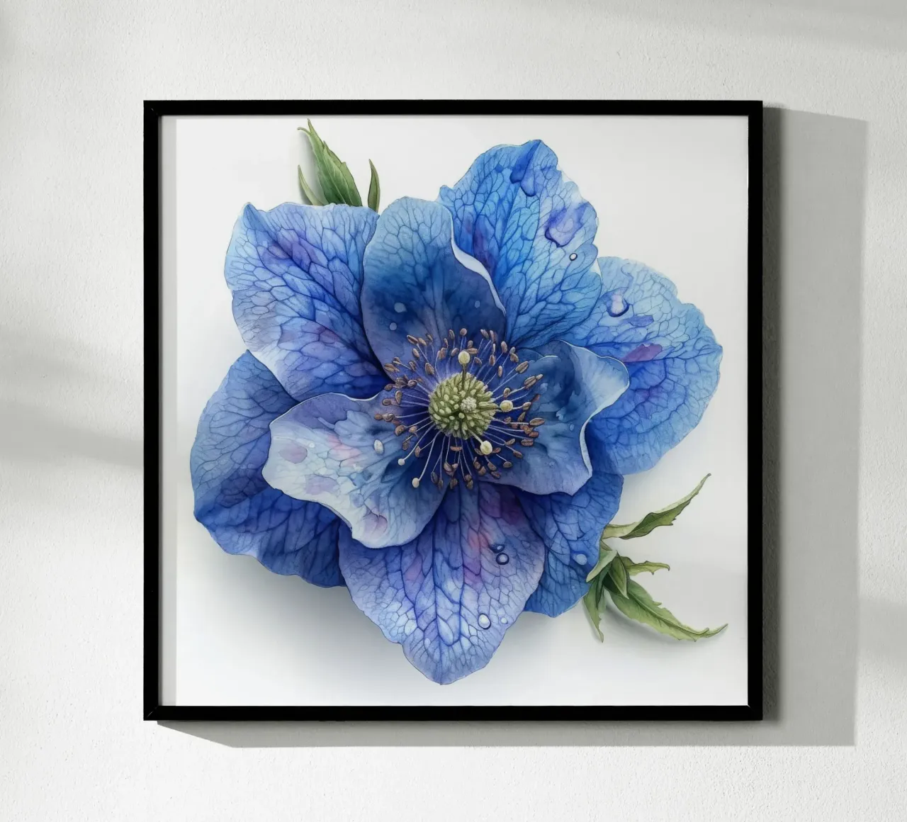 Fiore di Monkshood 3 poster con telaio in alluminio da Bold Blooms
