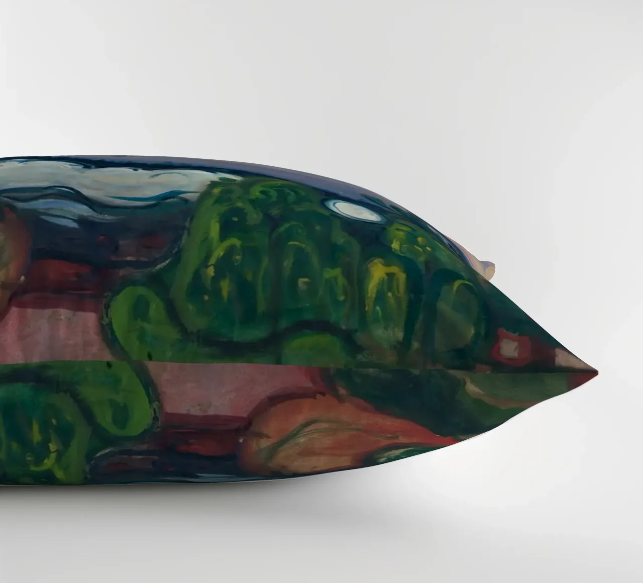 Edvard Munch - Fumo di treno cuscino da Timeless Artworks