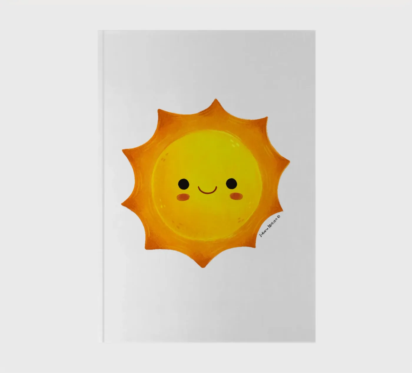 Cute Sun notebook by julianamotzko