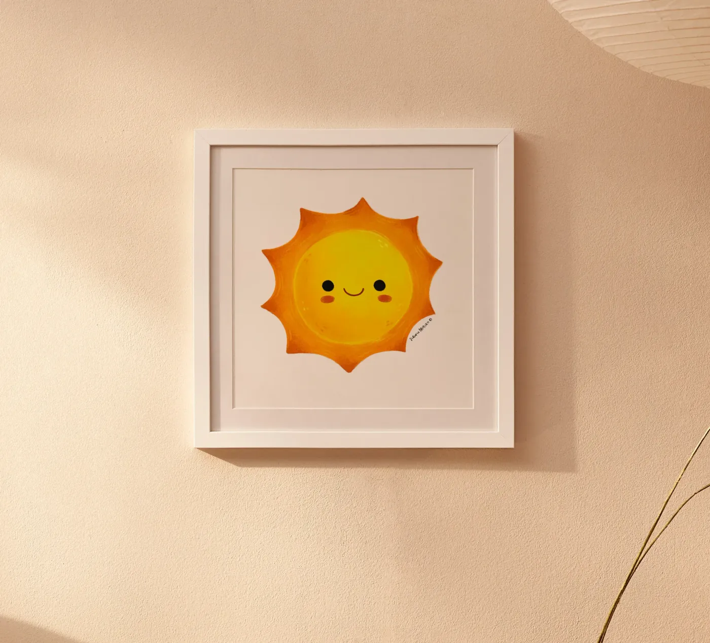 Cute Sun poster by julianamotzko