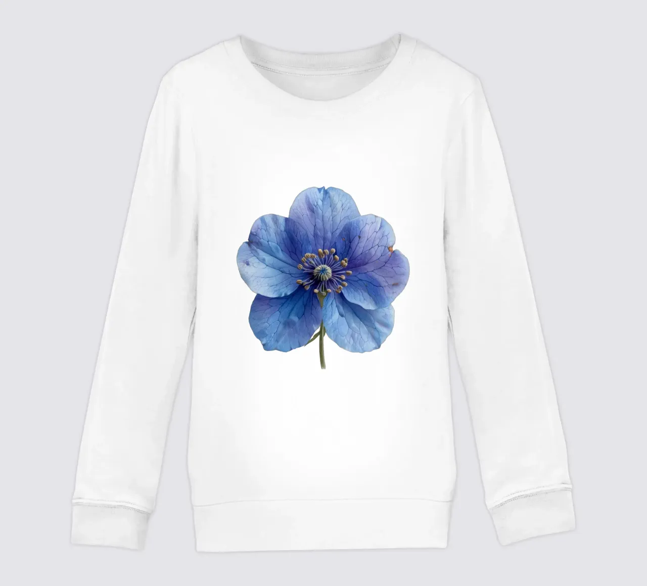 Fiore di Monkshood 1 felpa bambino da Bold Blooms