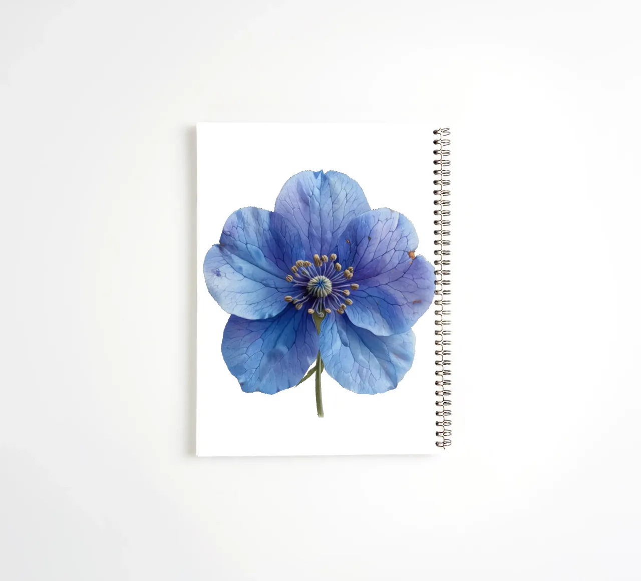 Eisenhutblüte 1 Ringbuch von Bold Blooms