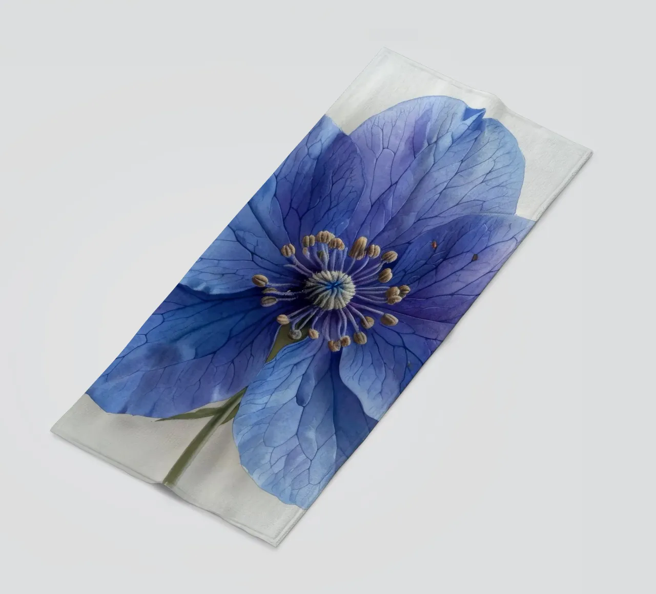 Fiore di Monkshood 1 telo mare da Bold Blooms