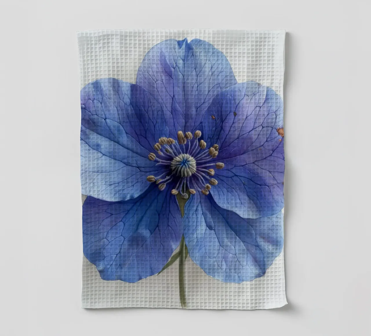 Fiore di Monkshood 1 canovaccio da cucina da Bold Blooms
