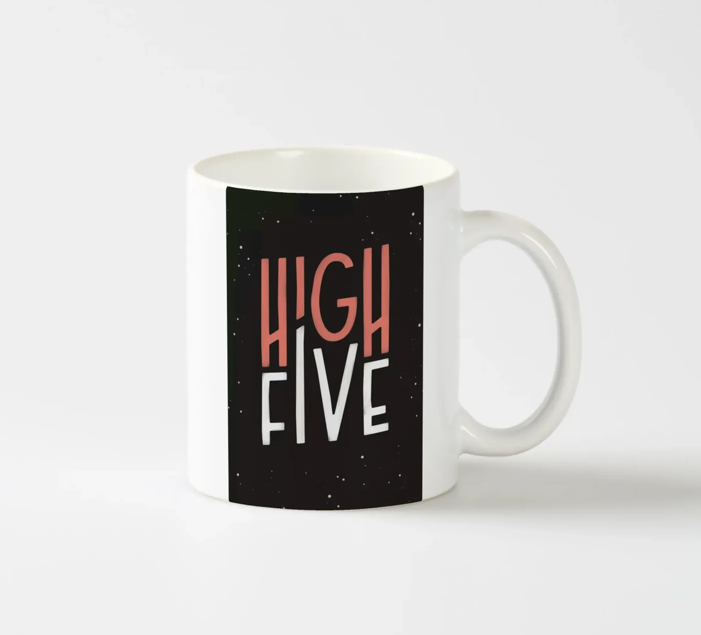 High Five ceramic mug by Summerchamps