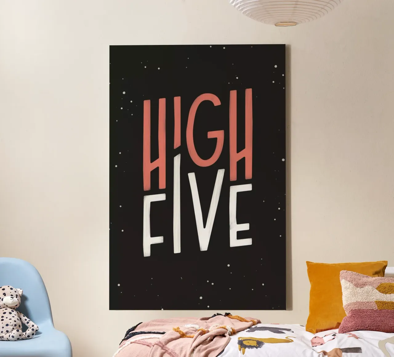 High Five canvas met Baklijst van Summerchamps
