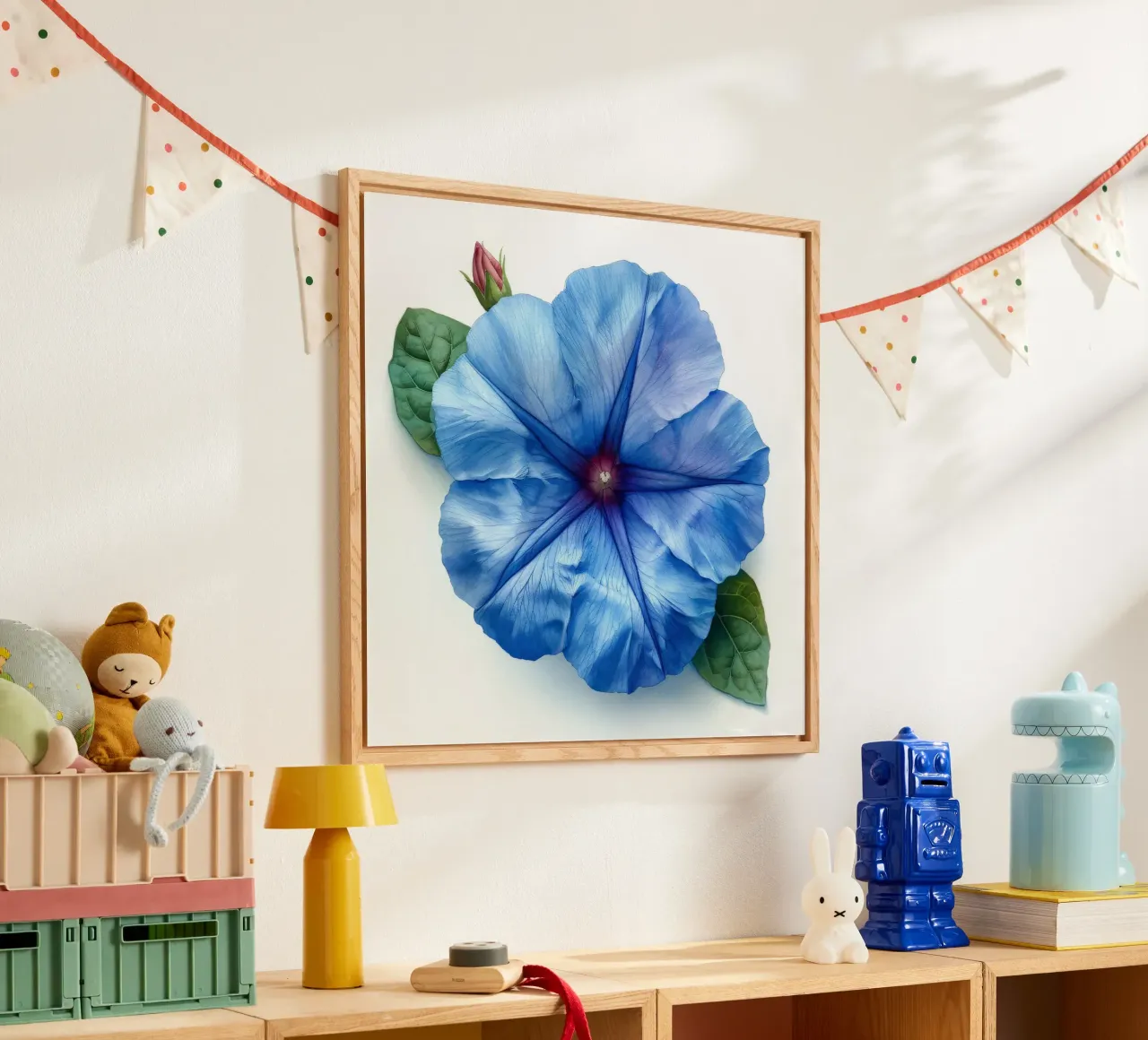 Morning Glory Flower 2 acrylic glass by Bold Blooms
