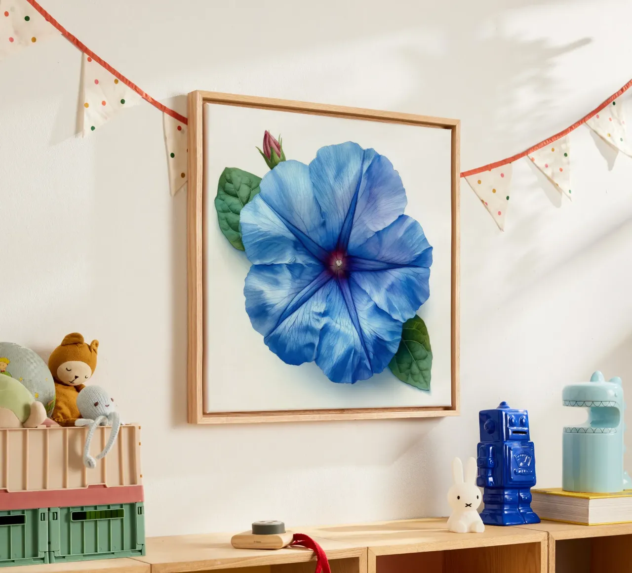 Morning Glory Flower 2 canvas by Bold Blooms