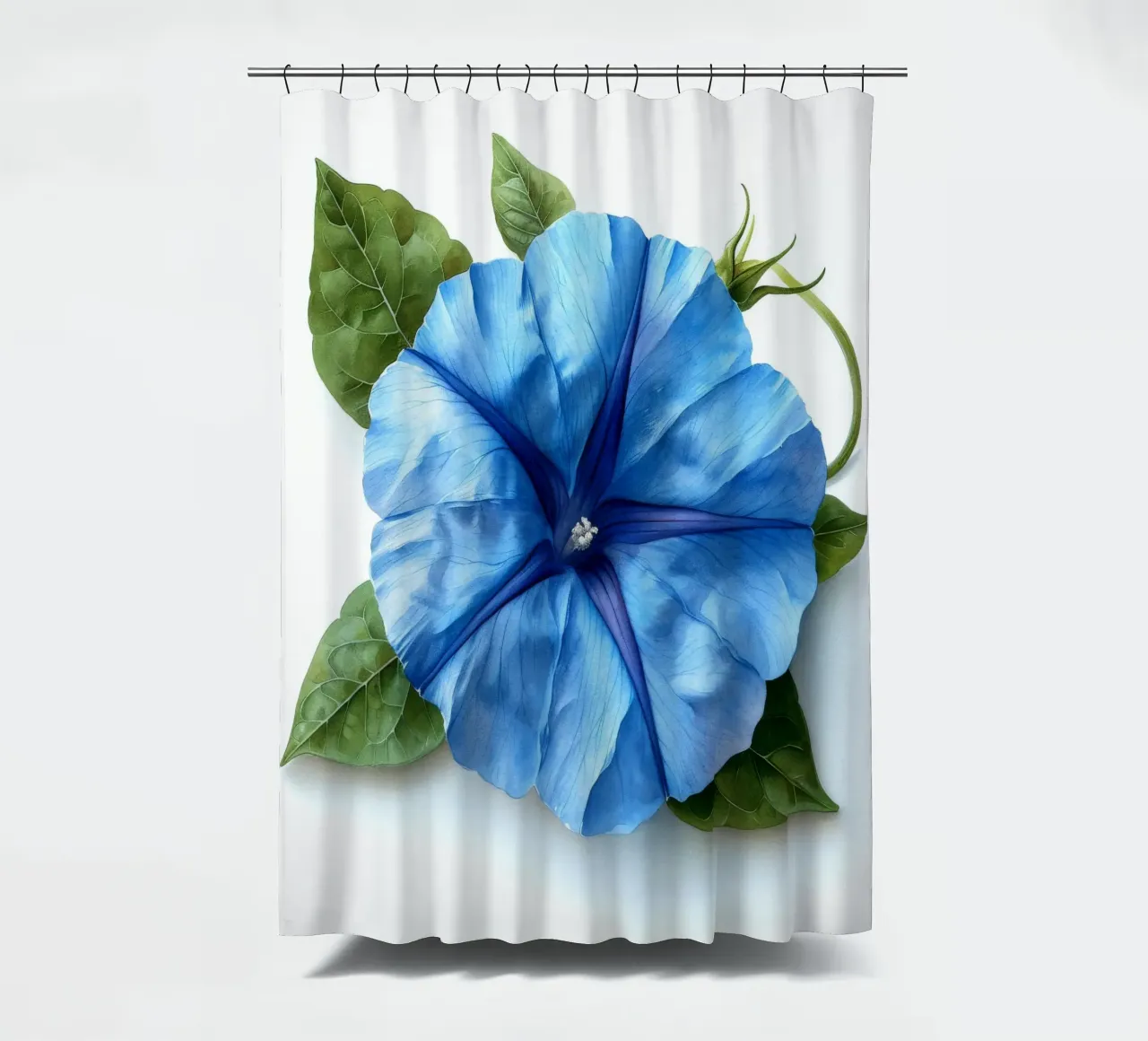 Morning Glory Flower 1 shower curtain by Bold Blooms