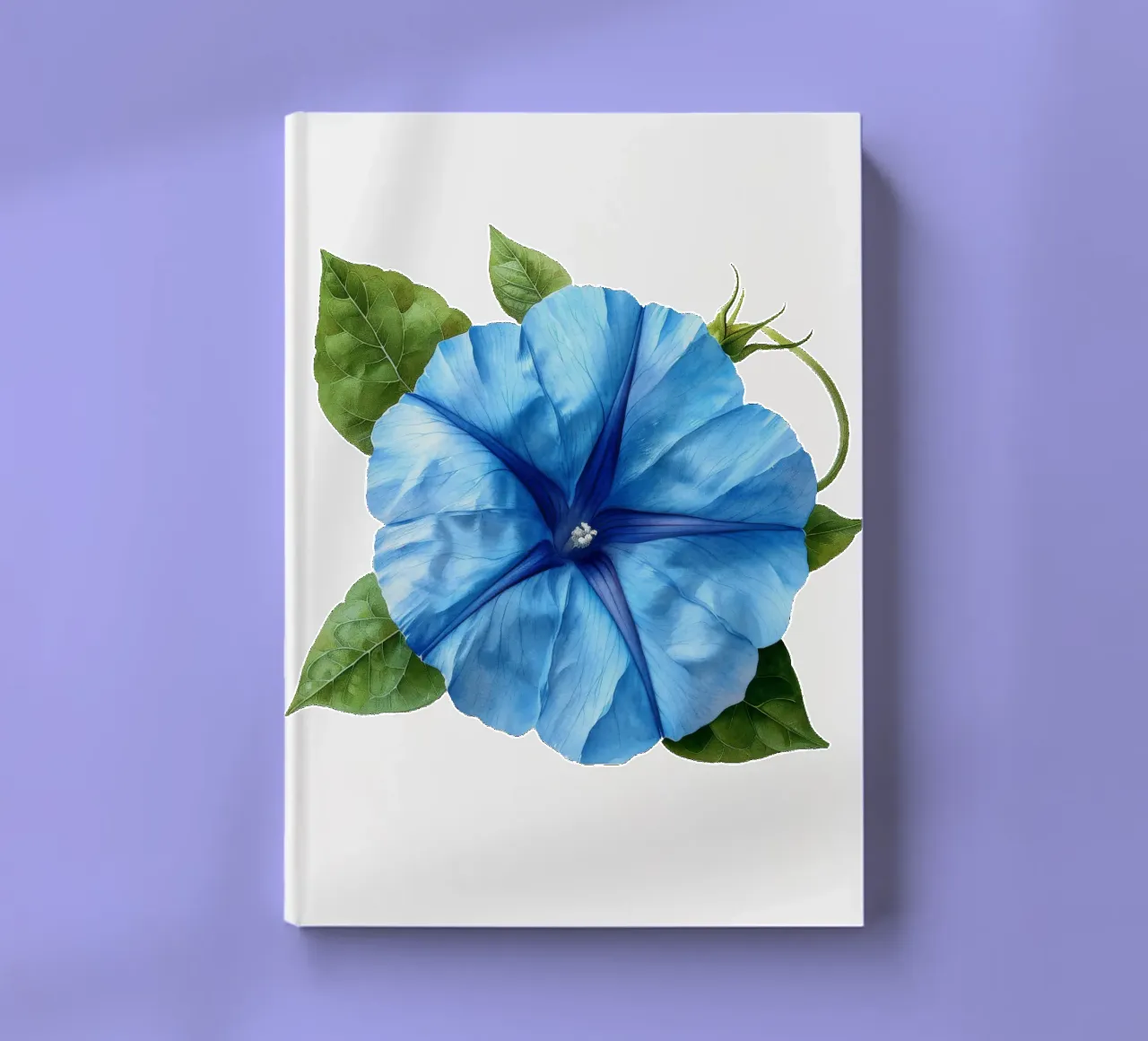 Morning Glory Flower 1 notebook by Bold Blooms