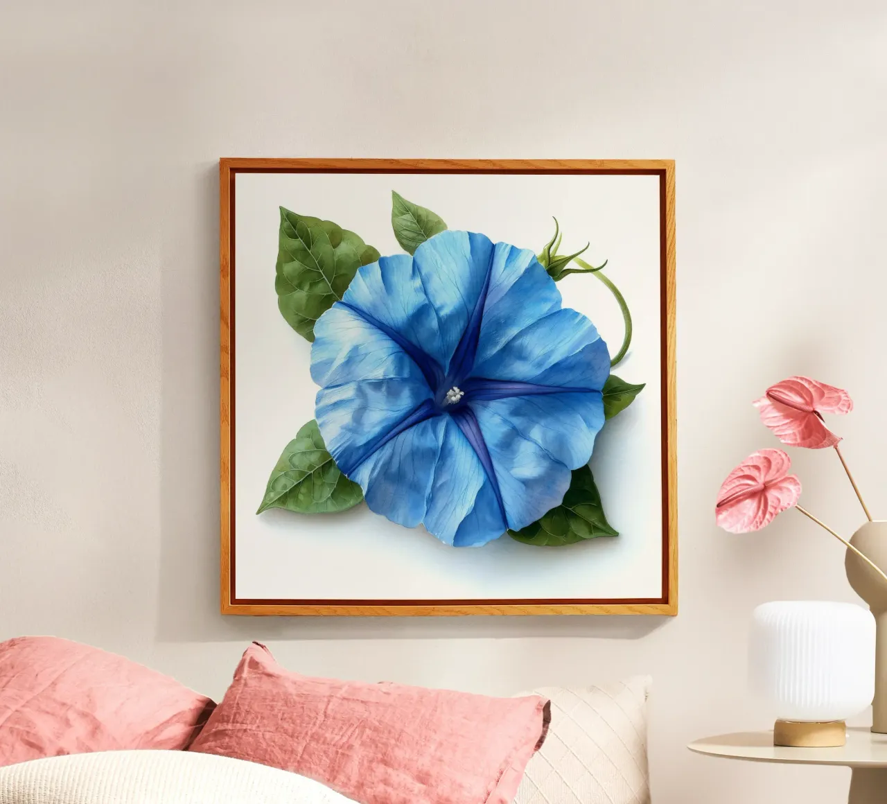 Morning Glory Flower 1 acrylic glass by Bold Blooms