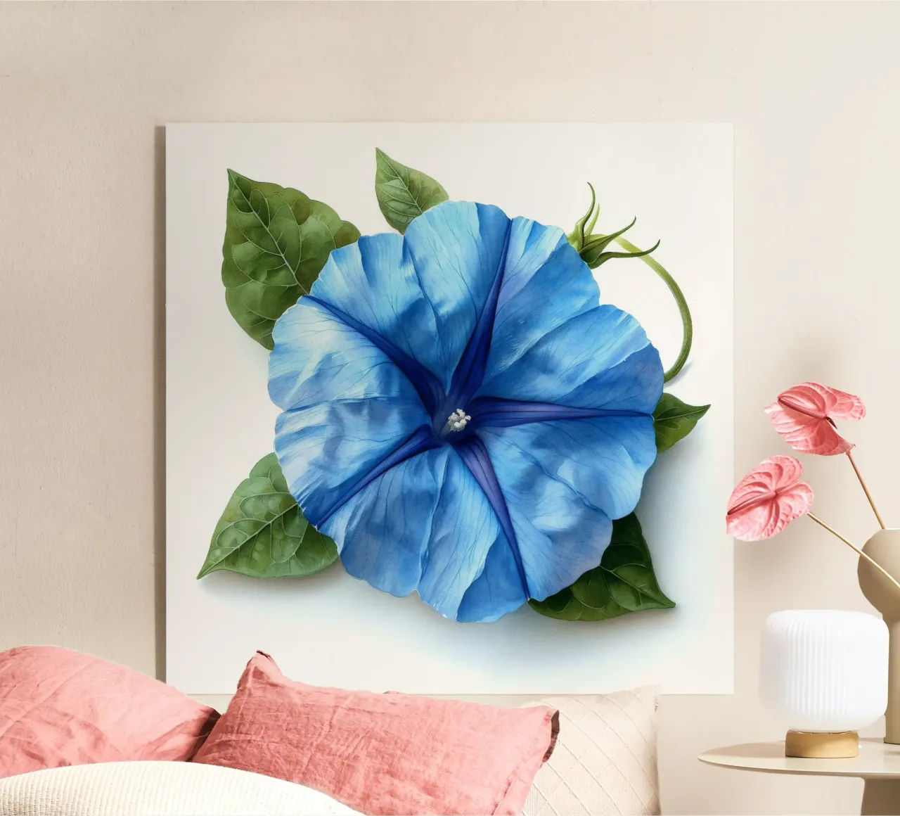 Morning Glory Flower 1 acrylic glass by Bold Blooms