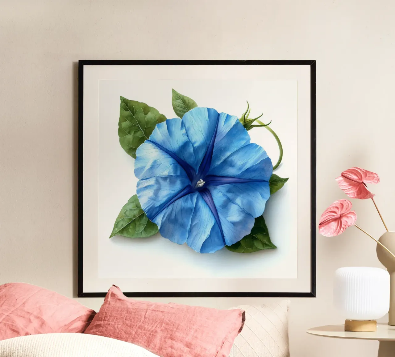 Morning Glory Flower 1 hahnemühle by Bold Blooms