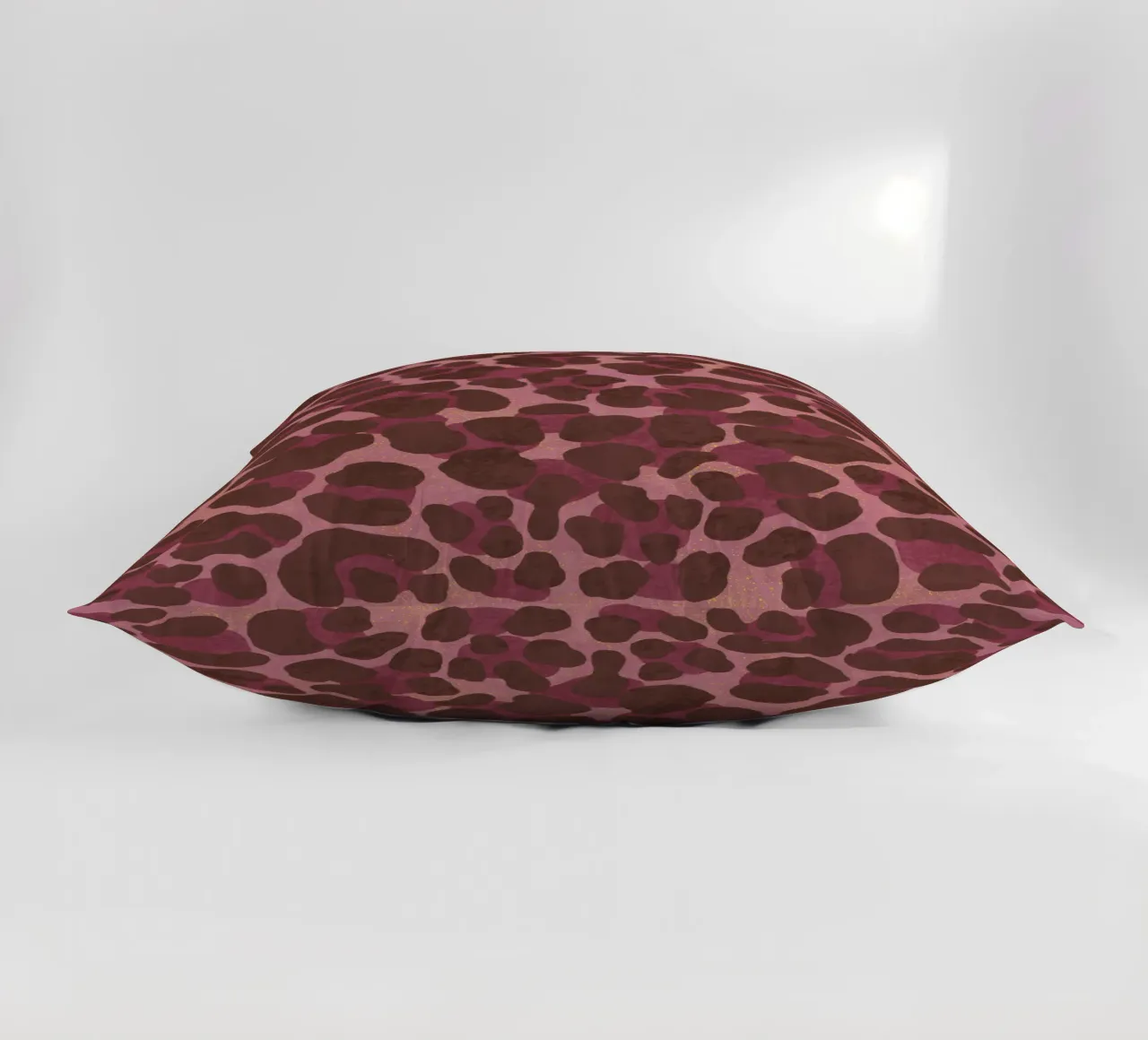 Stampa Leoparden. Espresso-Rosé con oro. Cuore selvaggio. cuscino da CalliLetters