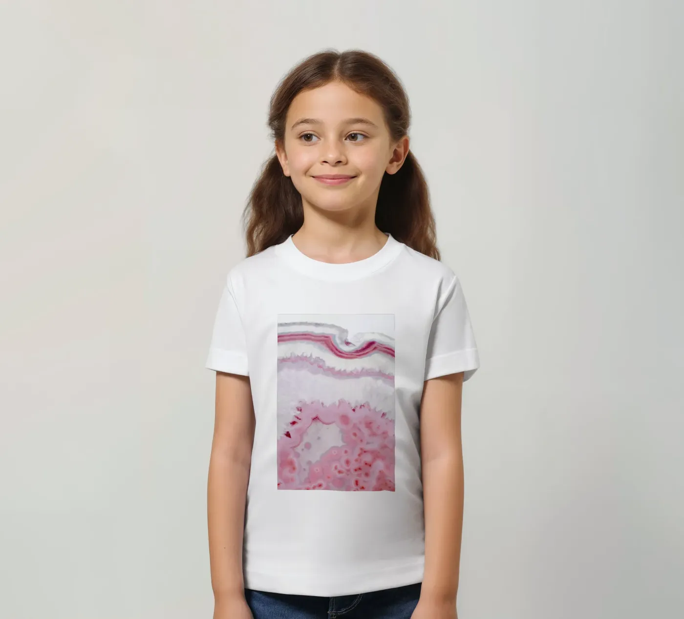 Blush Agate t-shirt bambini da cafelab
