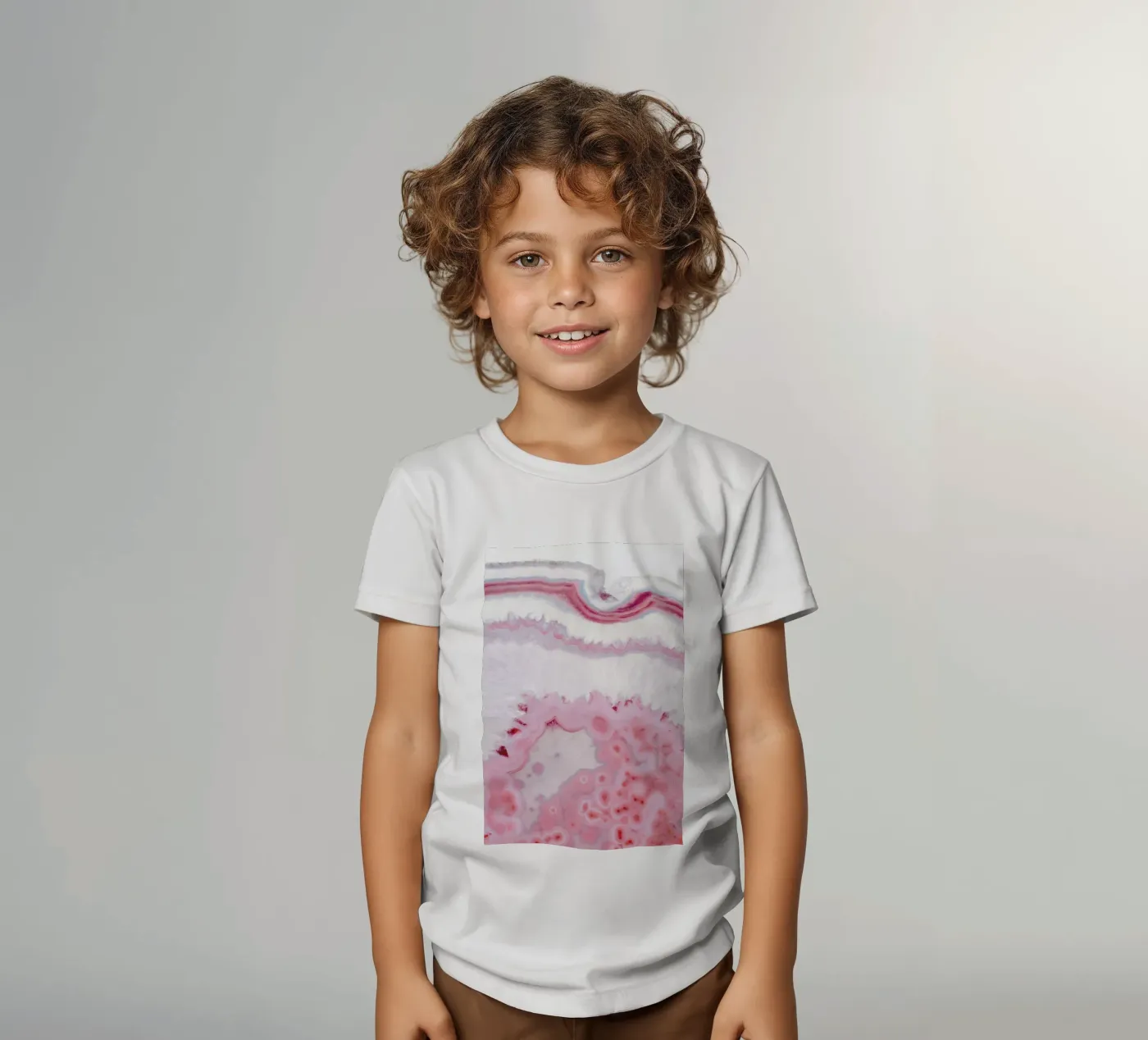Blush Agate t-shirt bambini da cafelab