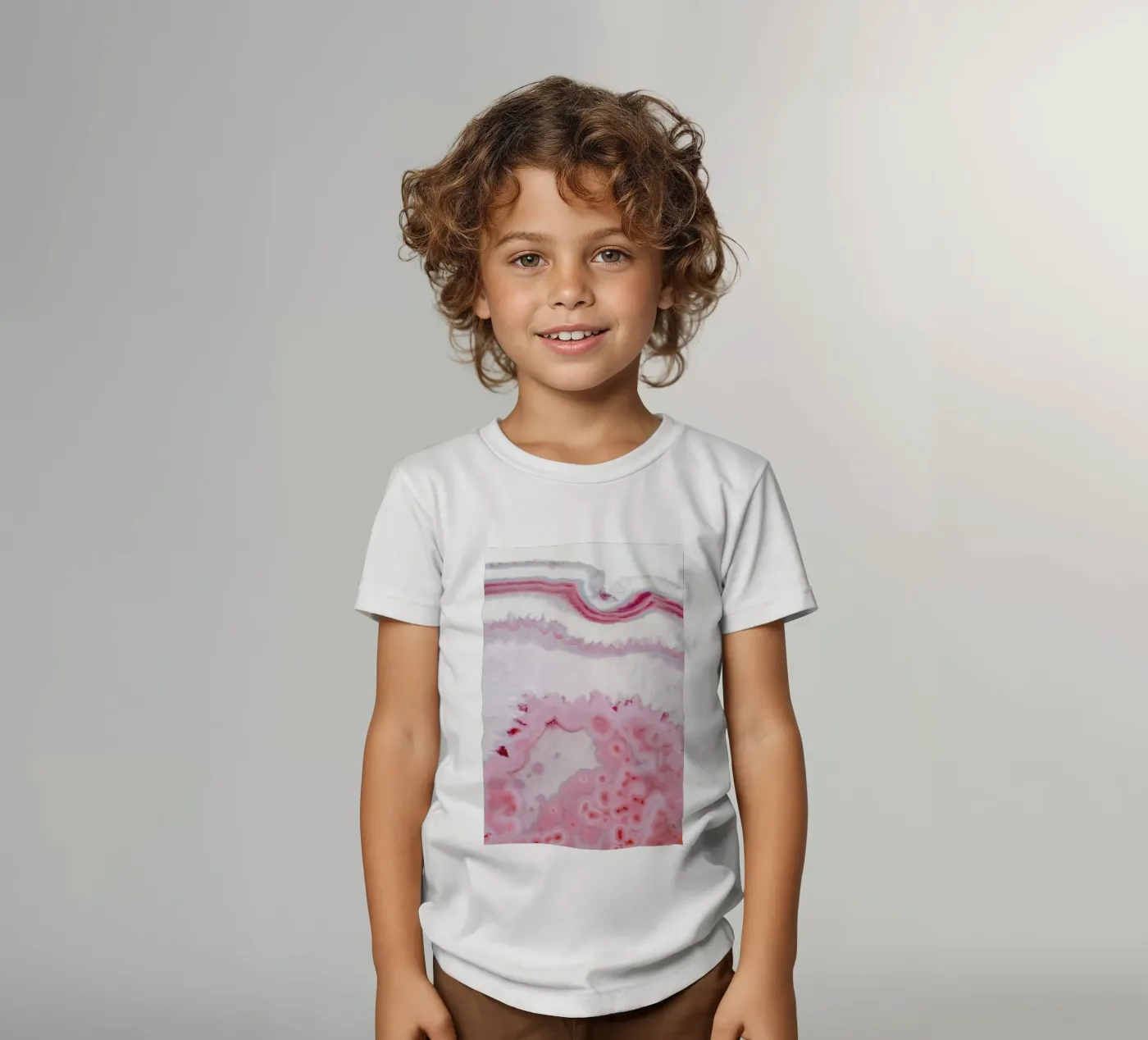 Blush Agate t-shirt bambini da cafelab