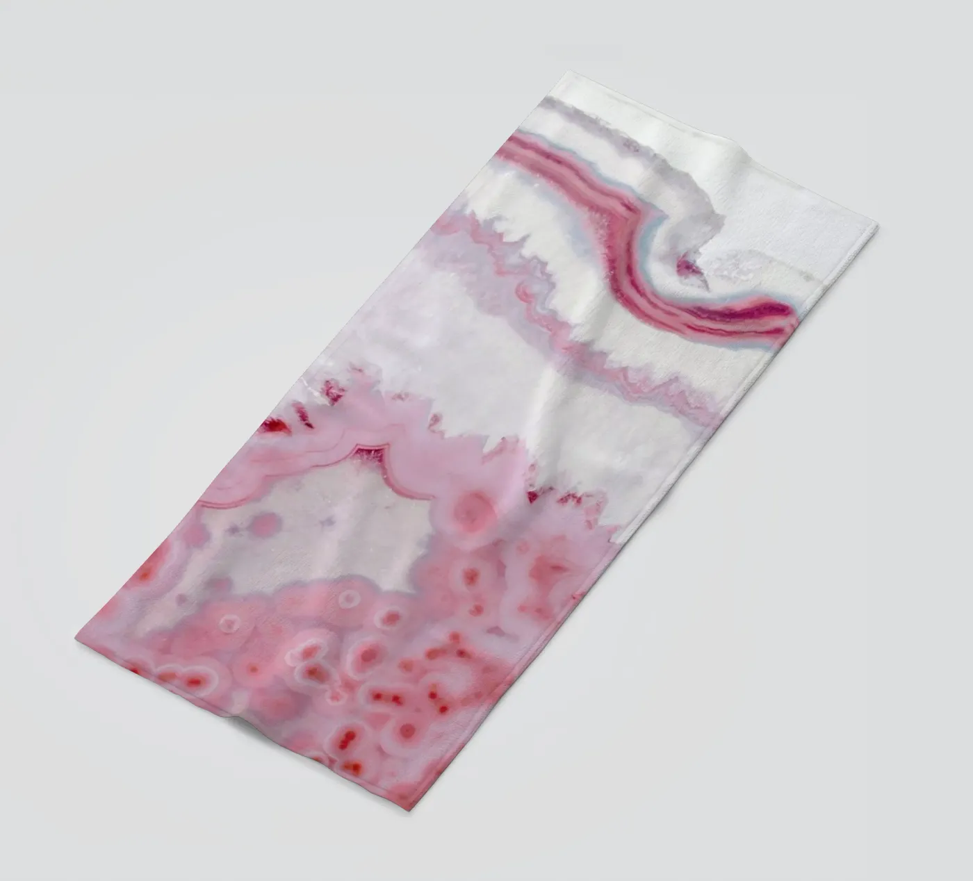 Blush Agate beach towel by cafelab
