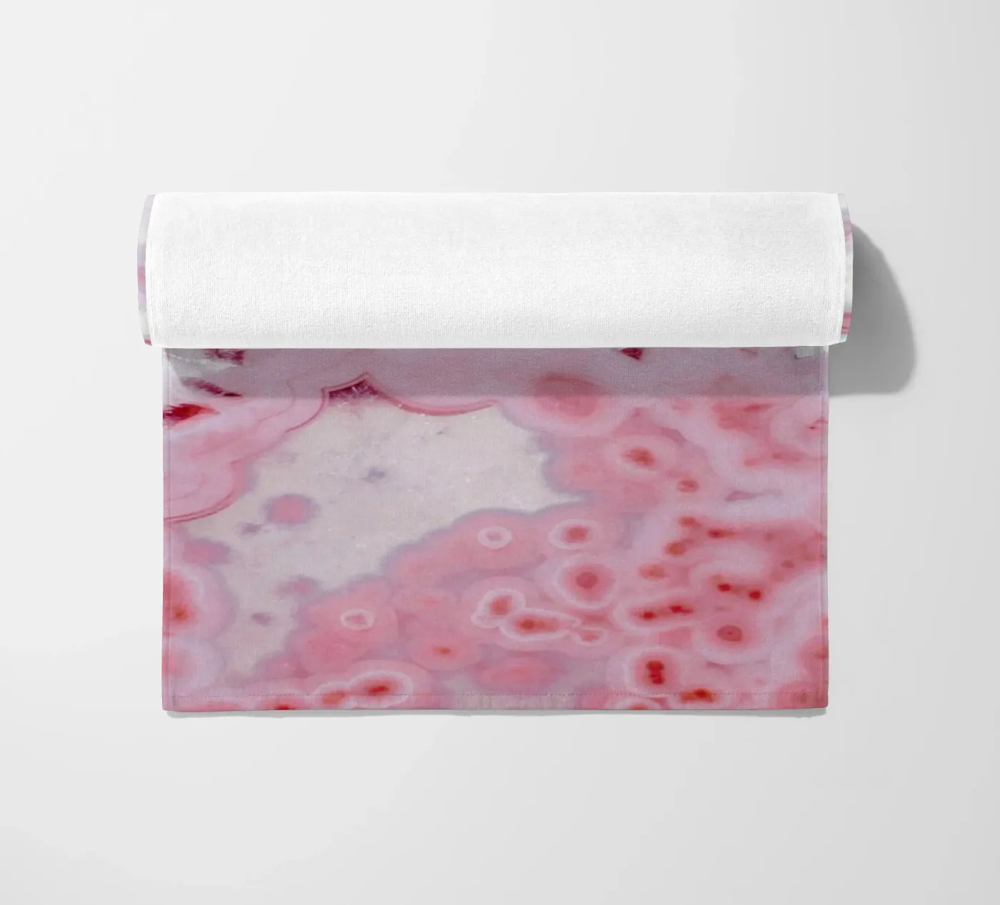 Blush Agate beach towel by cafelab