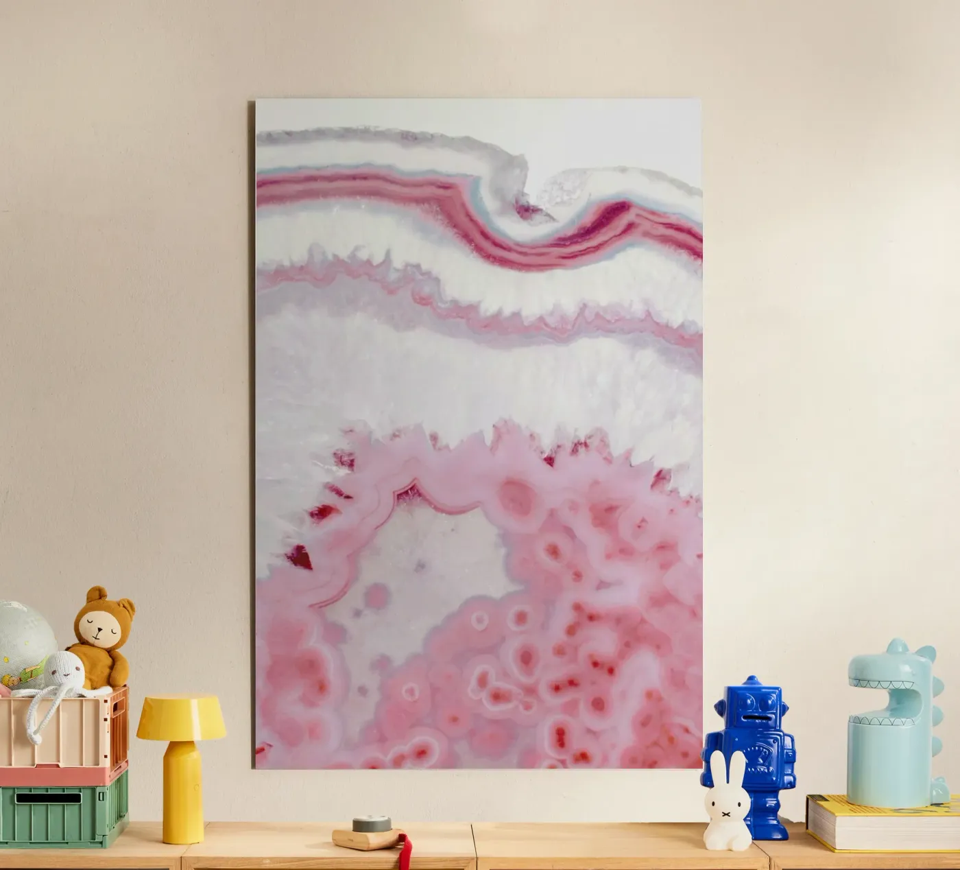 Blush Agate forex plate by cafelab