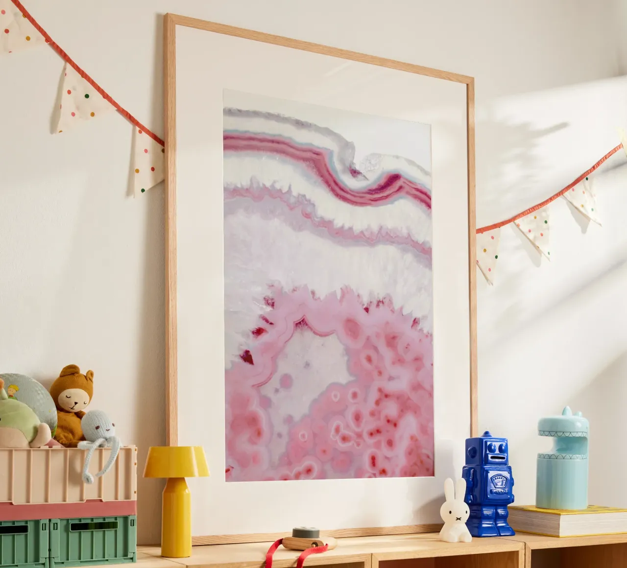 Blush Agate poster da cafelab