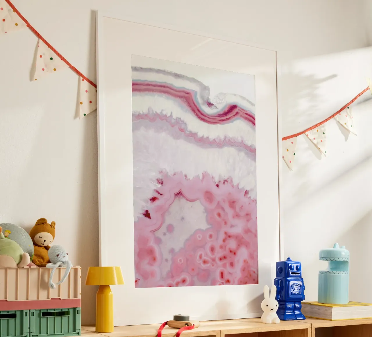 Blush Agate poster da cafelab