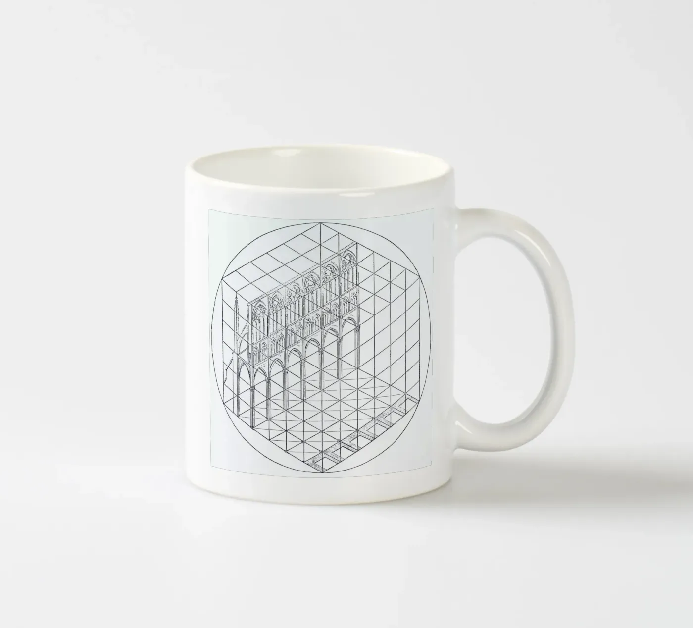 Facade ceramic mug by Astër
