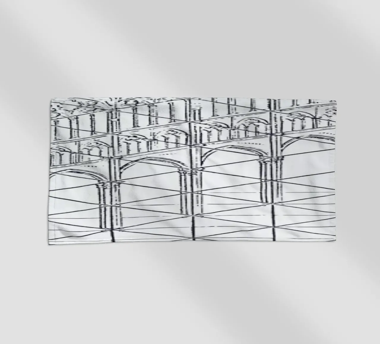 Facade beach towel by Astër