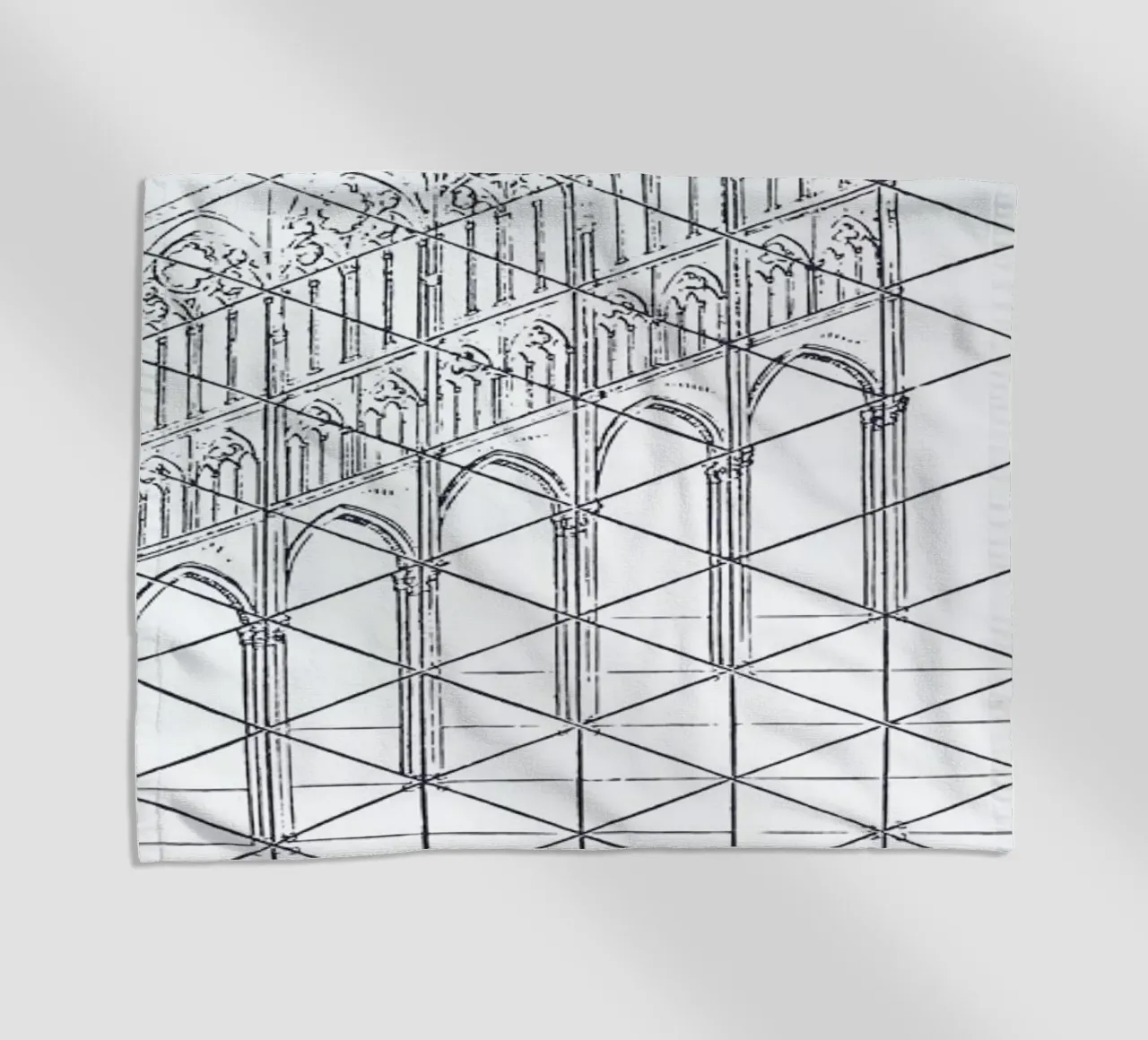 Facade beach towel by Astër