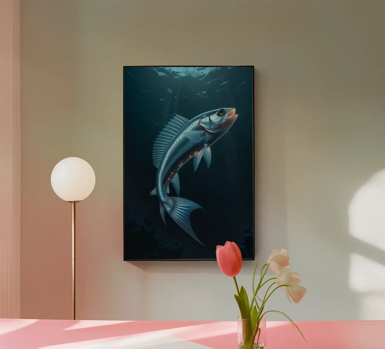 Hatchetfish Drifting in the Twilight Zone plexiglass da AlbertKlee