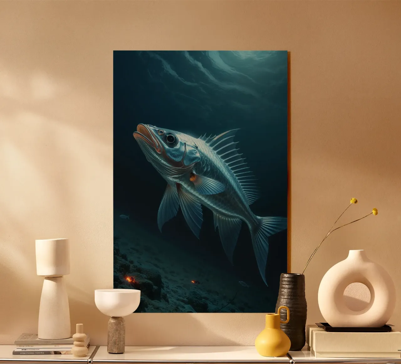 Deep-Sea Hatchetfish with Radiant Bioluminescence plexiglass da AlbertKlee