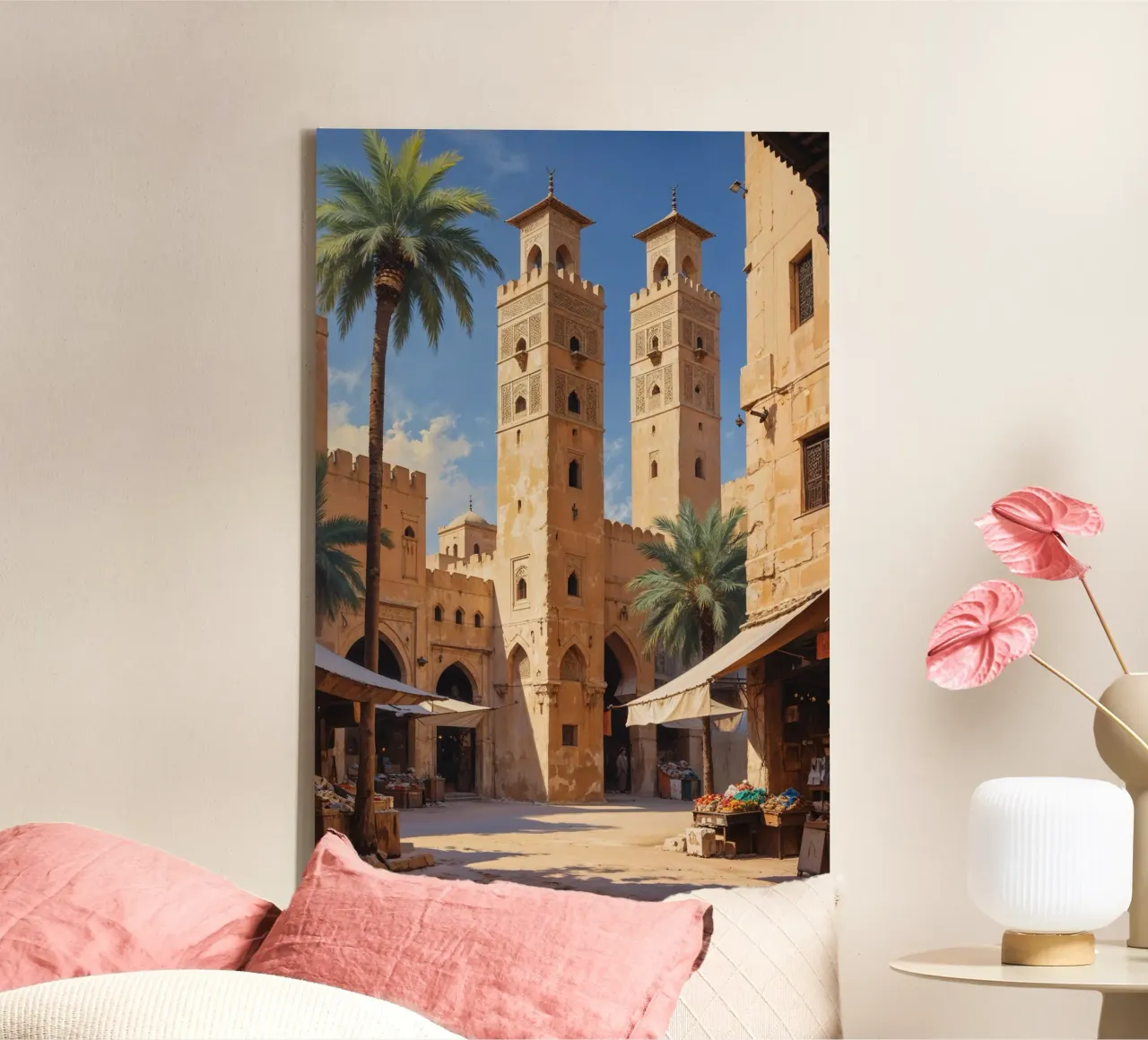 Al Fahidi's Historic Marketplace tela con Cornice a cassetta da AlbertKlee