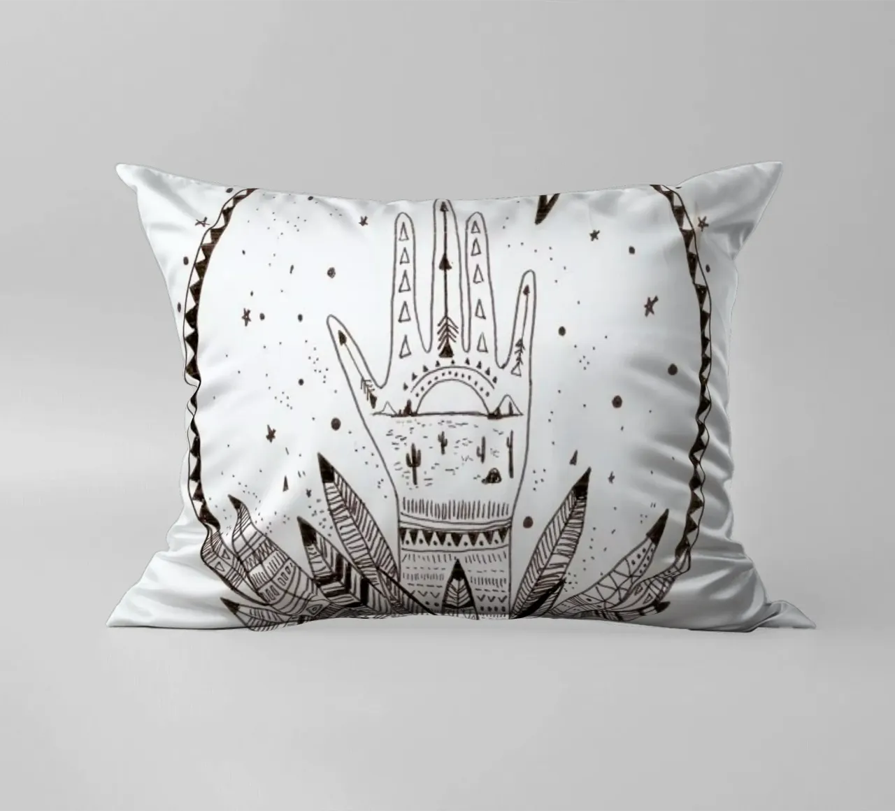 Sigh Dream decorative cushion by Kris Tate