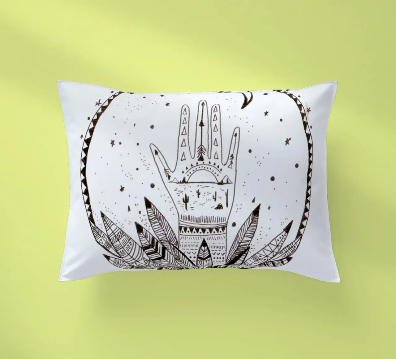 Sigh Dream decorative cushion by Kris Tate