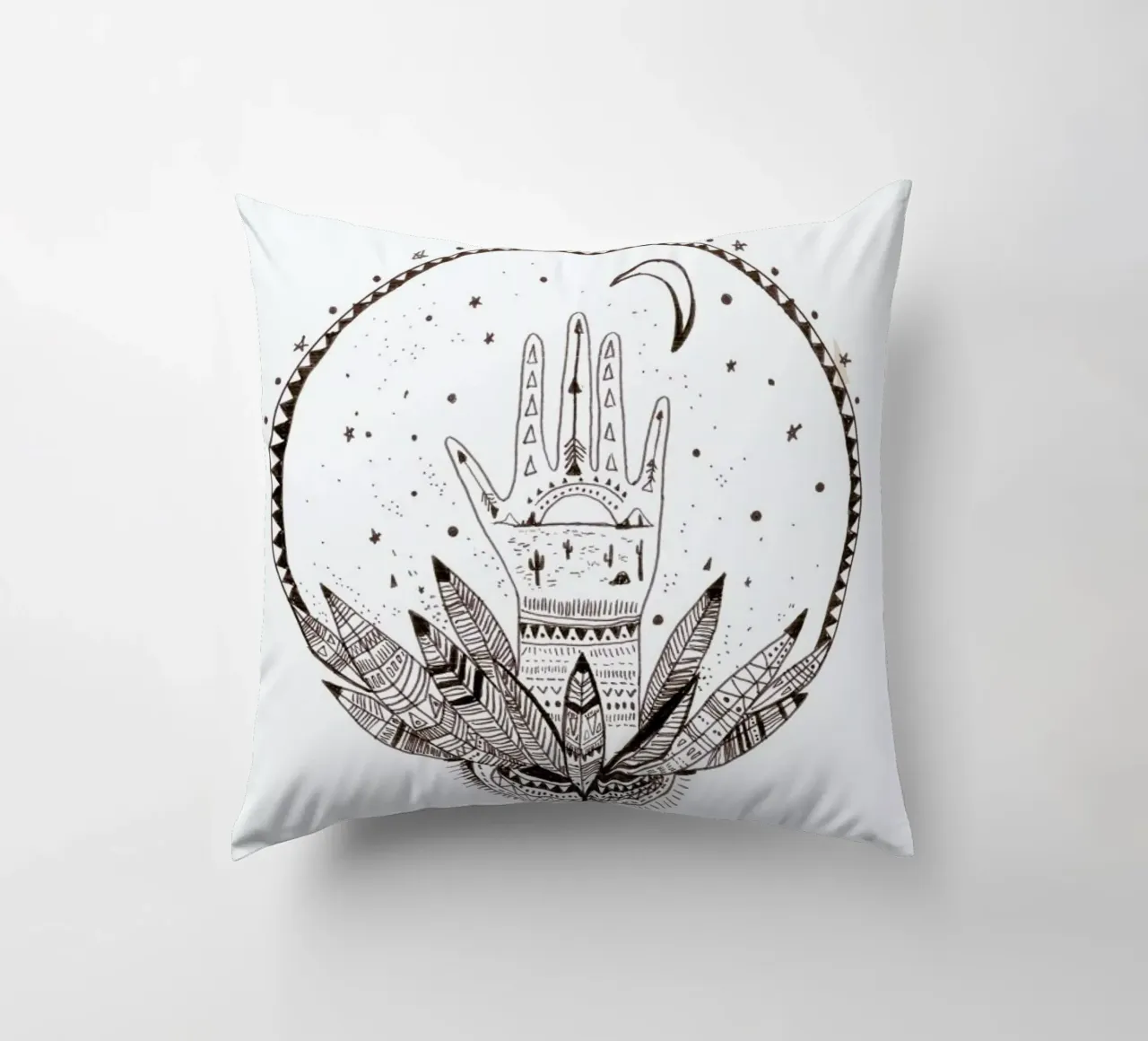 Sigh Dream decorative cushion by Kris Tate