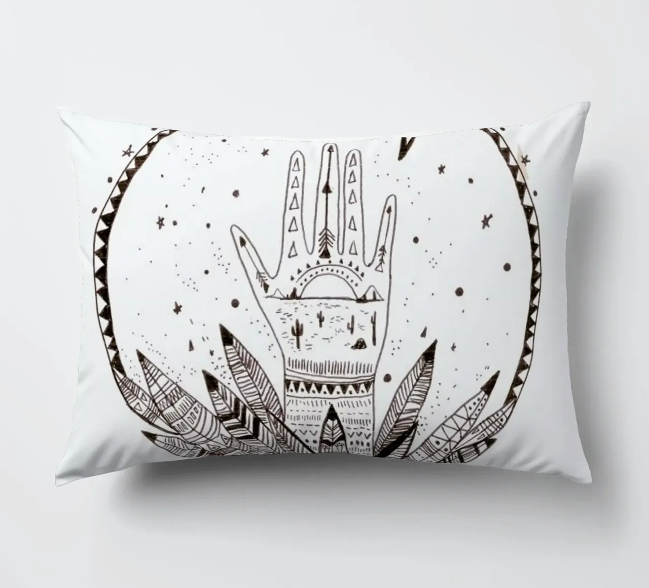 Sigh Dream decorative cushion by Kris Tate