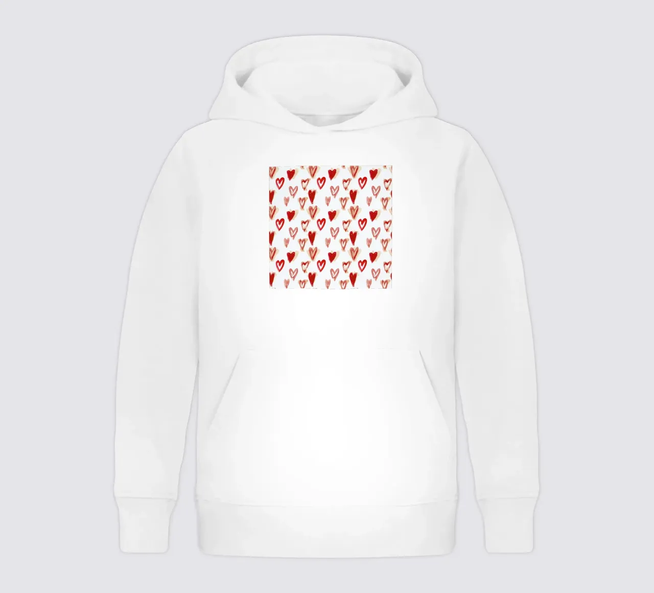 Raining Hearts felpa bambino con cappuccio da Farina Kuklinski