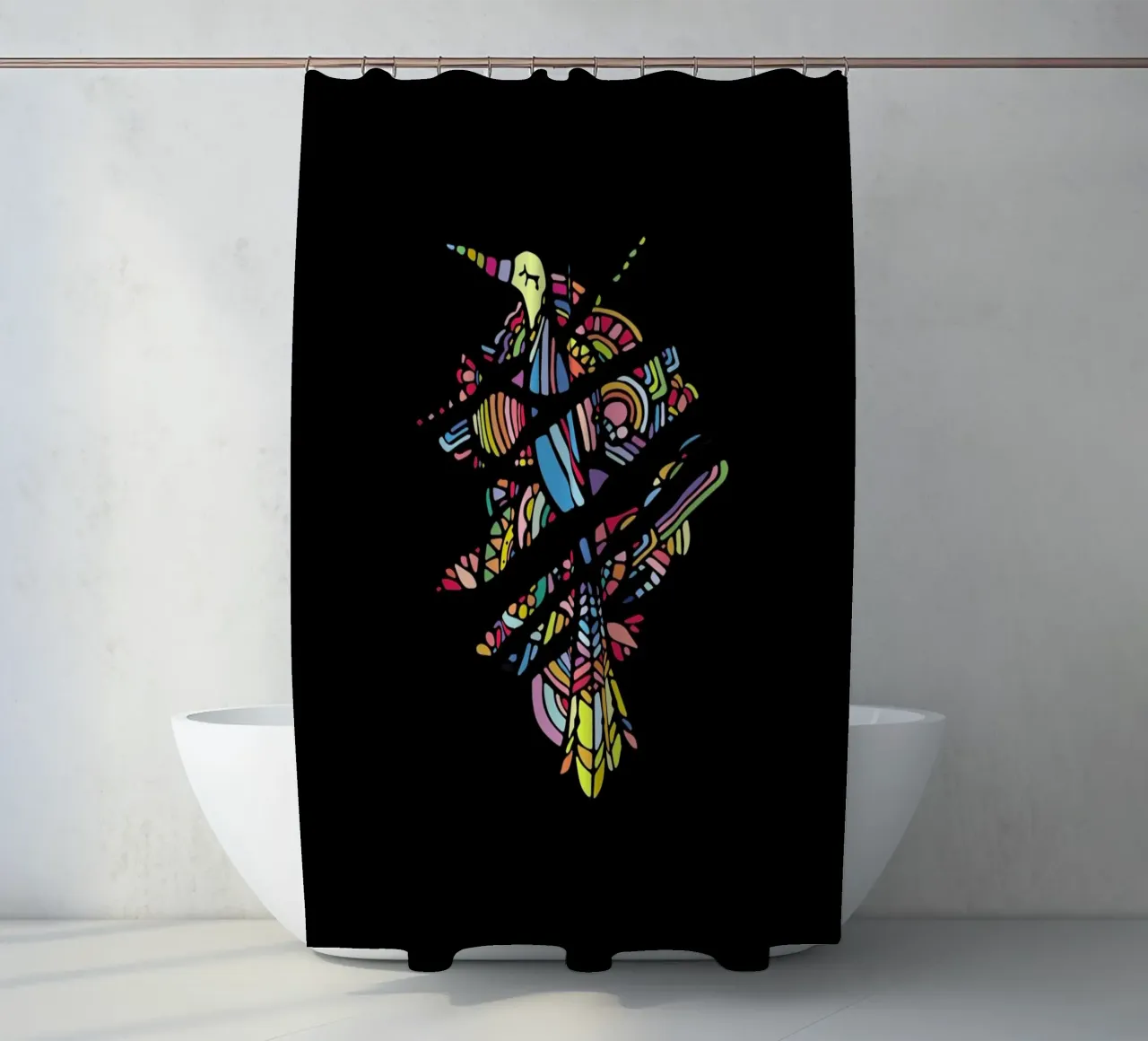 Birdwatching shower curtain by Ninhol