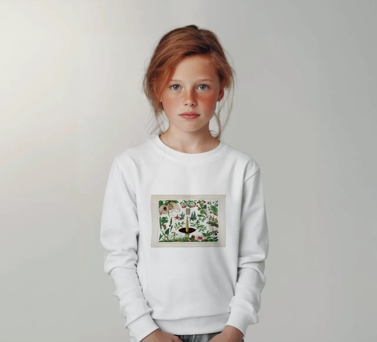 Vintage Meyers 2 Fliegenblumen felpa bambino da Vintage Print Collection