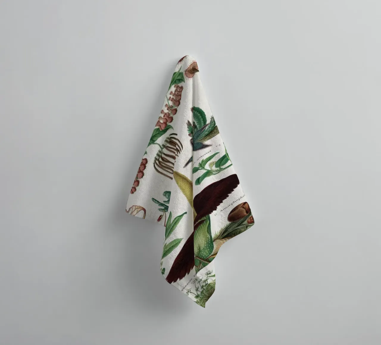 Vintage Meyers 2 Fliegenblumen asciugamano da bagno da Vintage Print Collection