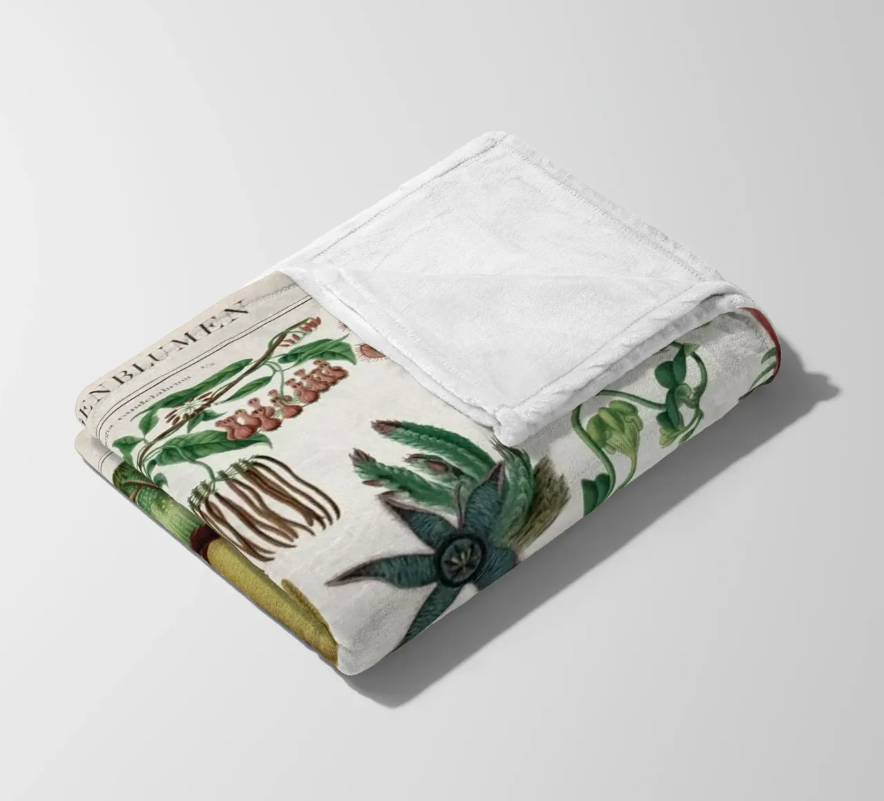 Vintage Meyers 2 Fliegenblumen coperta in pile da Vintage Print Collection