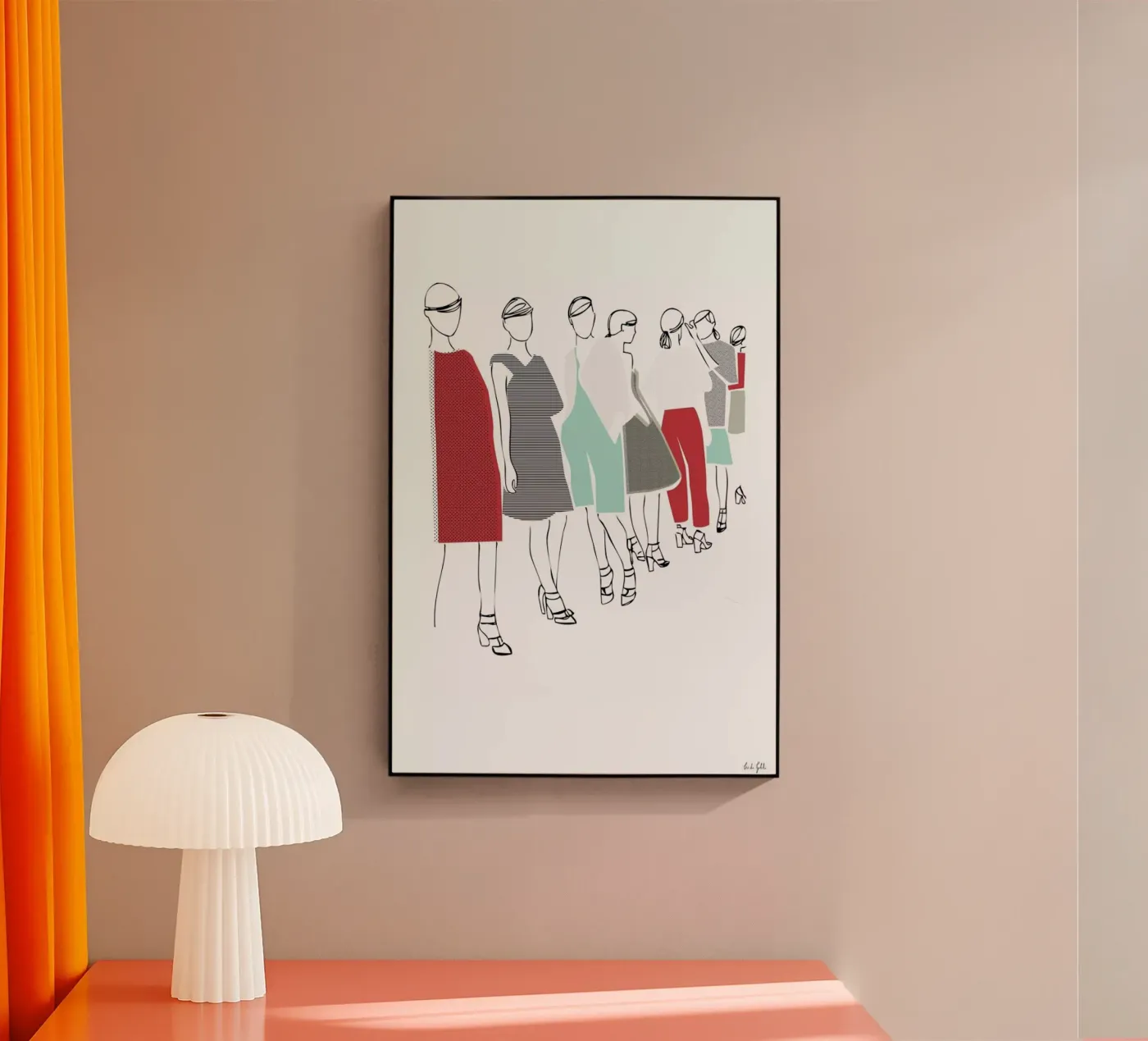 Catwalk Acryl-Glas von Linda Gobeta