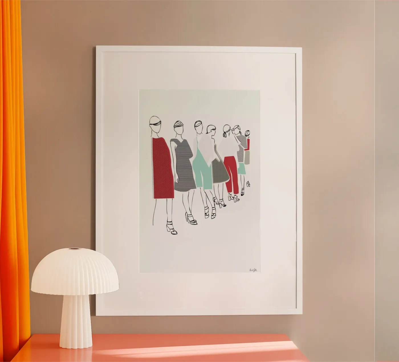 Catwalk Poster von Linda Gobeta