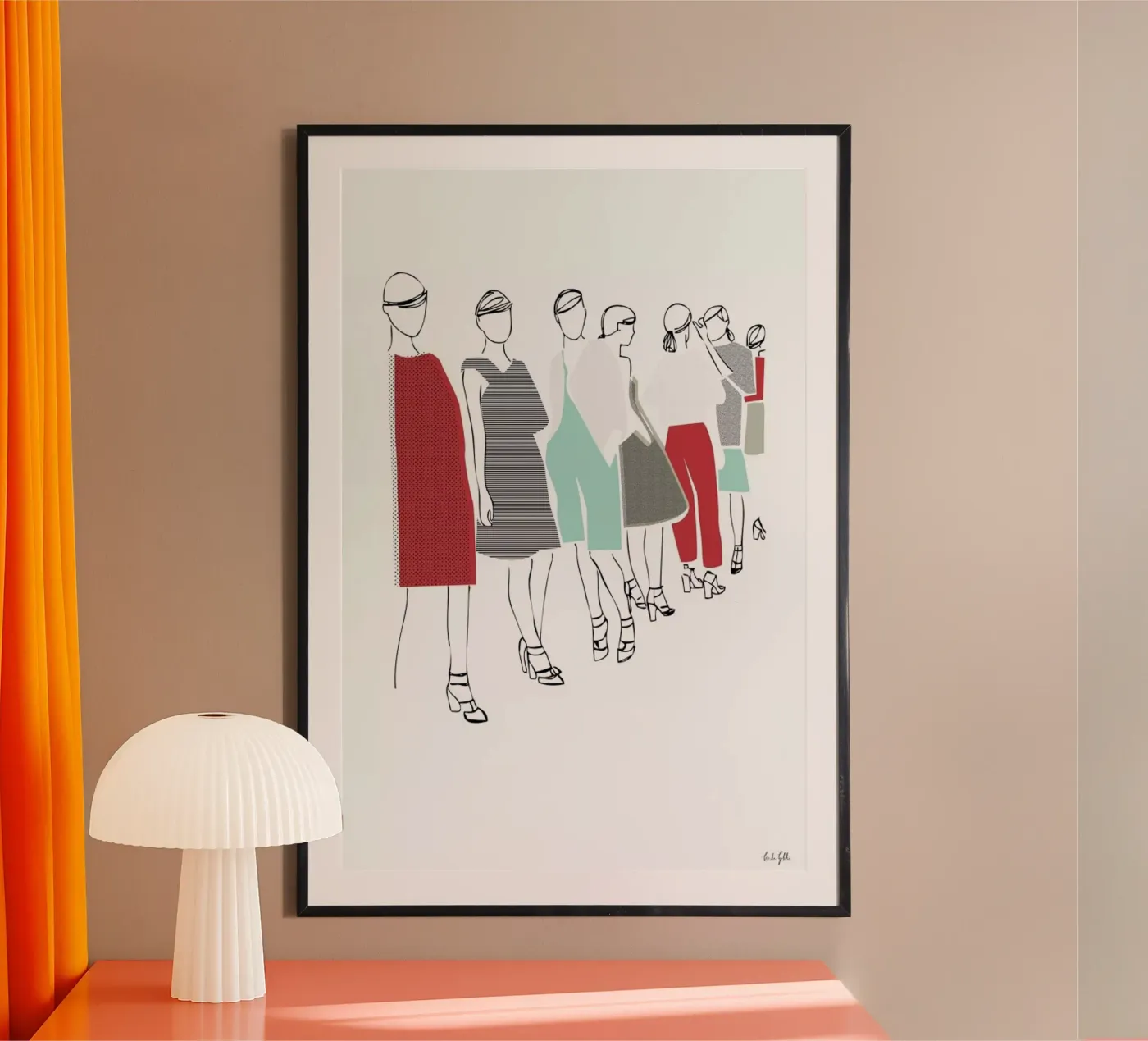Catwalk Poster von Linda Gobeta