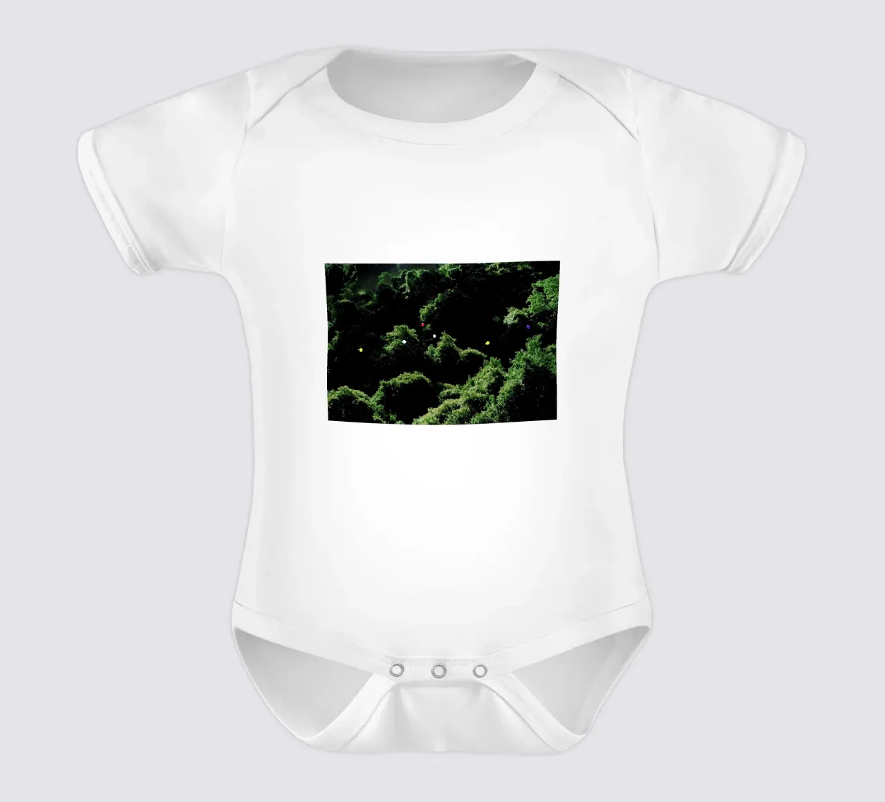 Balloons in the Jungle body neonato maniche corte da Julian Wolkenstein