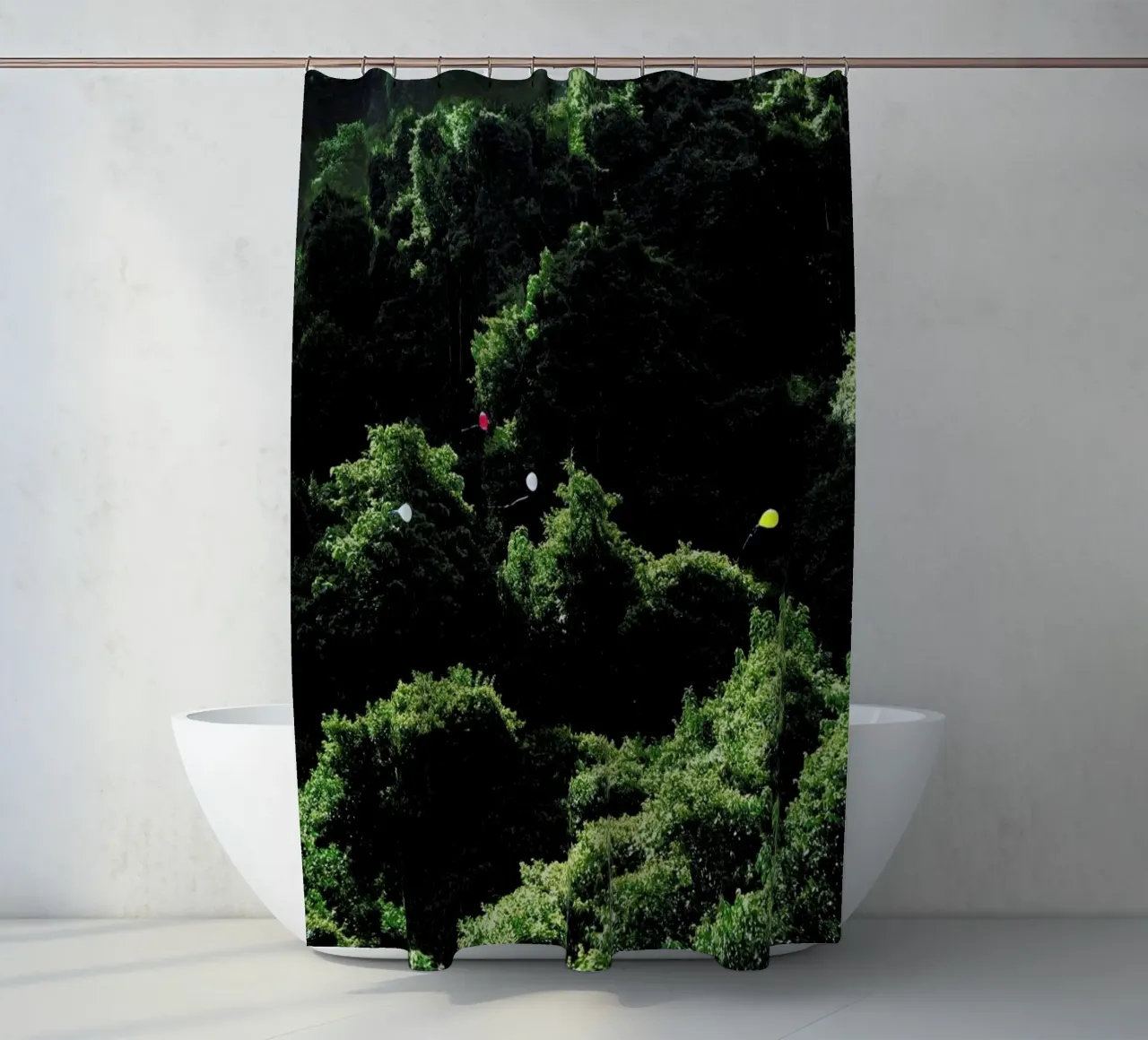 Balloons in the Jungle tenda da doccia da Julian Wolkenstein