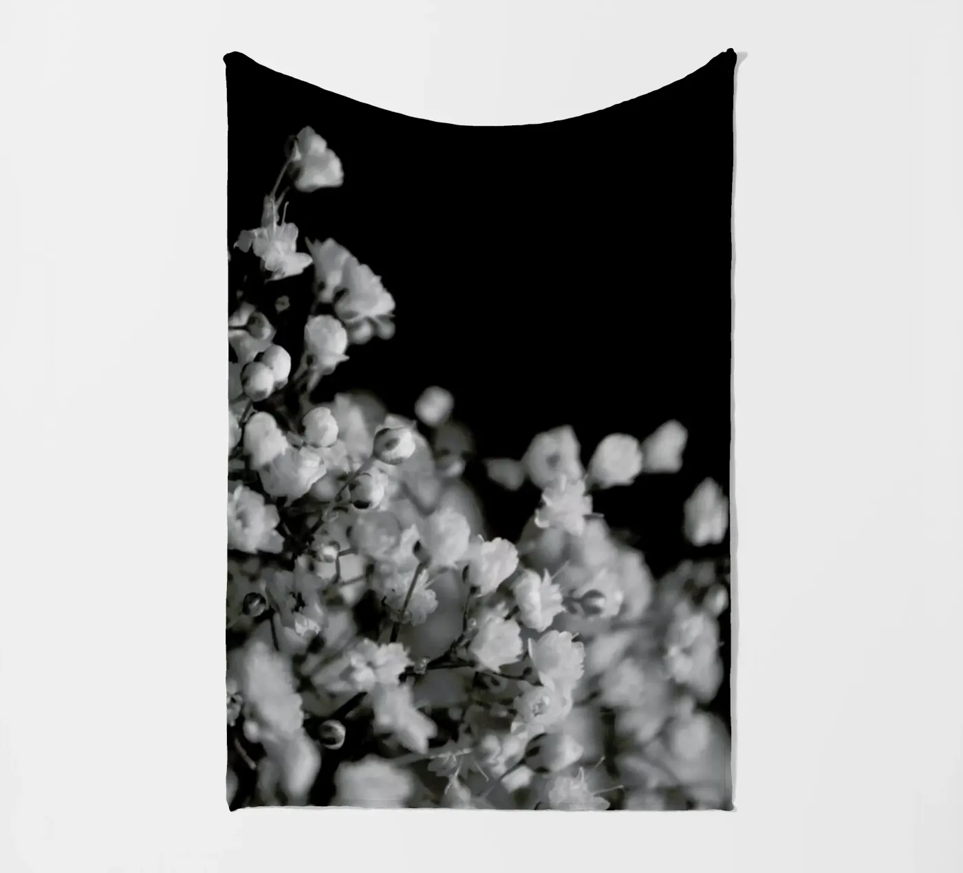 Bloom I fleece blanket by Victoria Frost