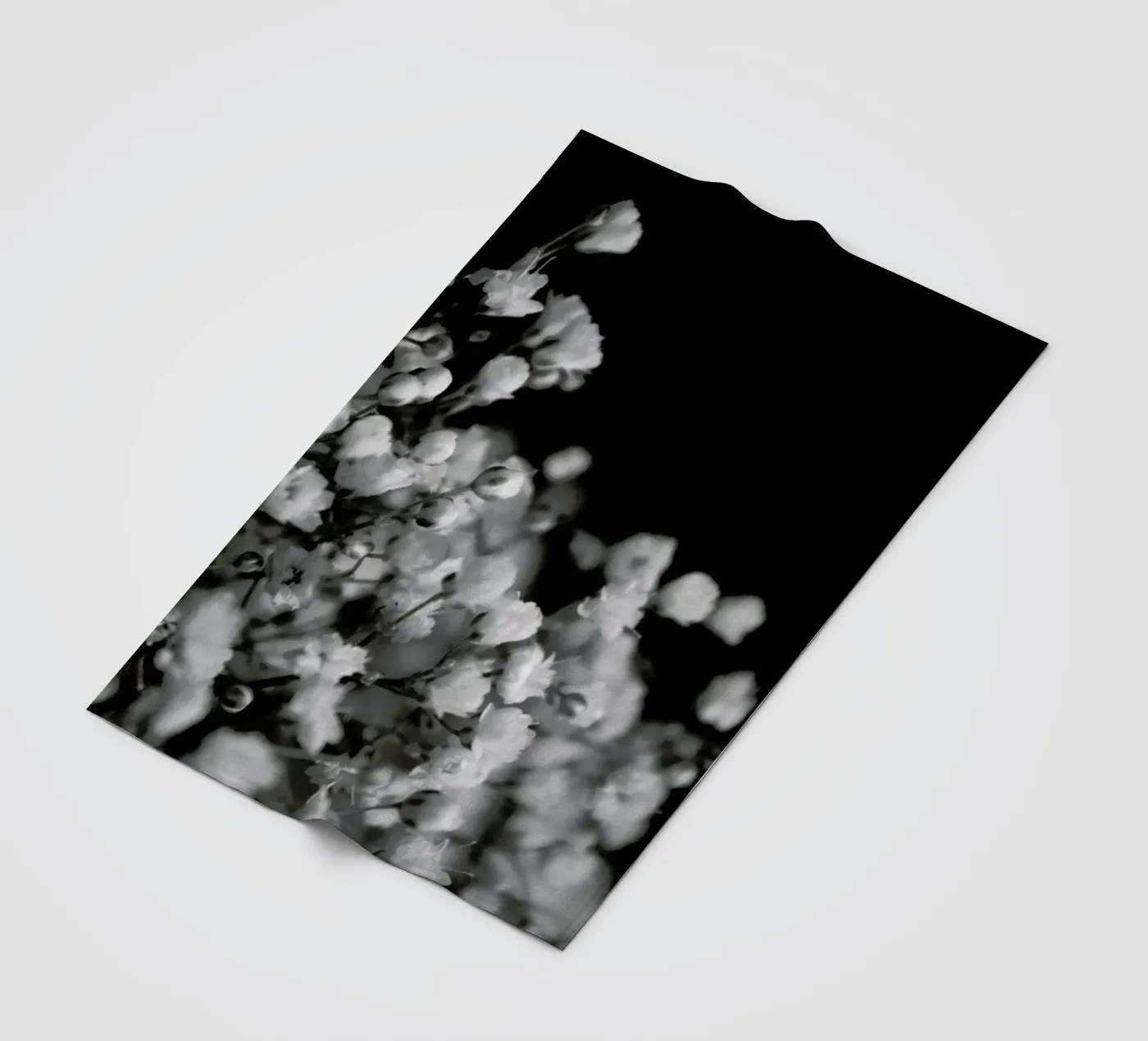 Bloom I fleece blanket by Victoria Frost
